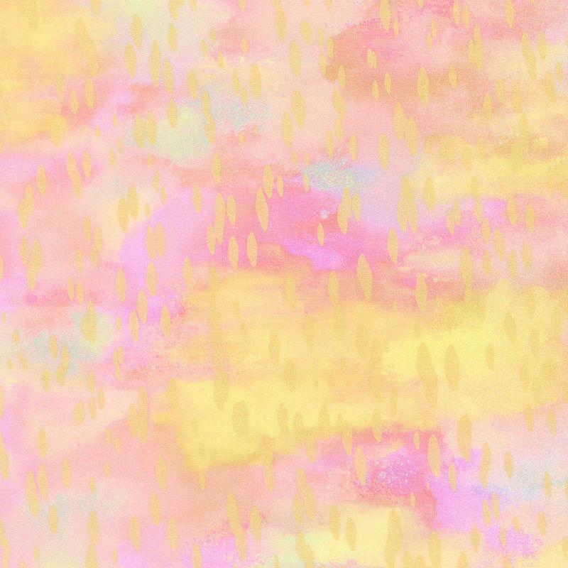 Chromaticity - Ovals Sunrise Metallic Yardage