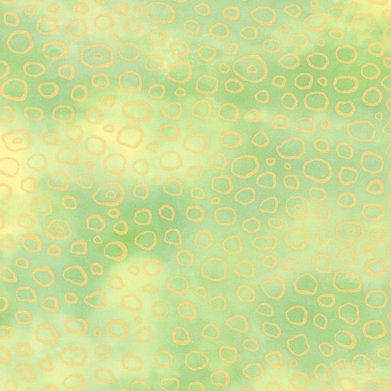Chromaticity - Circles Pear Metallic Yardage