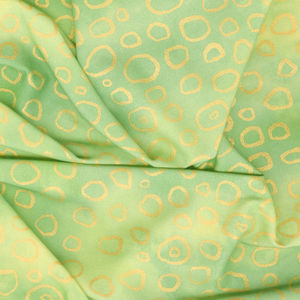 Chromaticity - Circles Pear Metallic Yardage