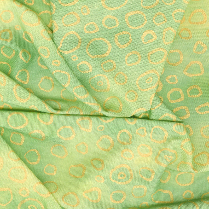 Chromaticity - Circles Pear Metallic Yardage