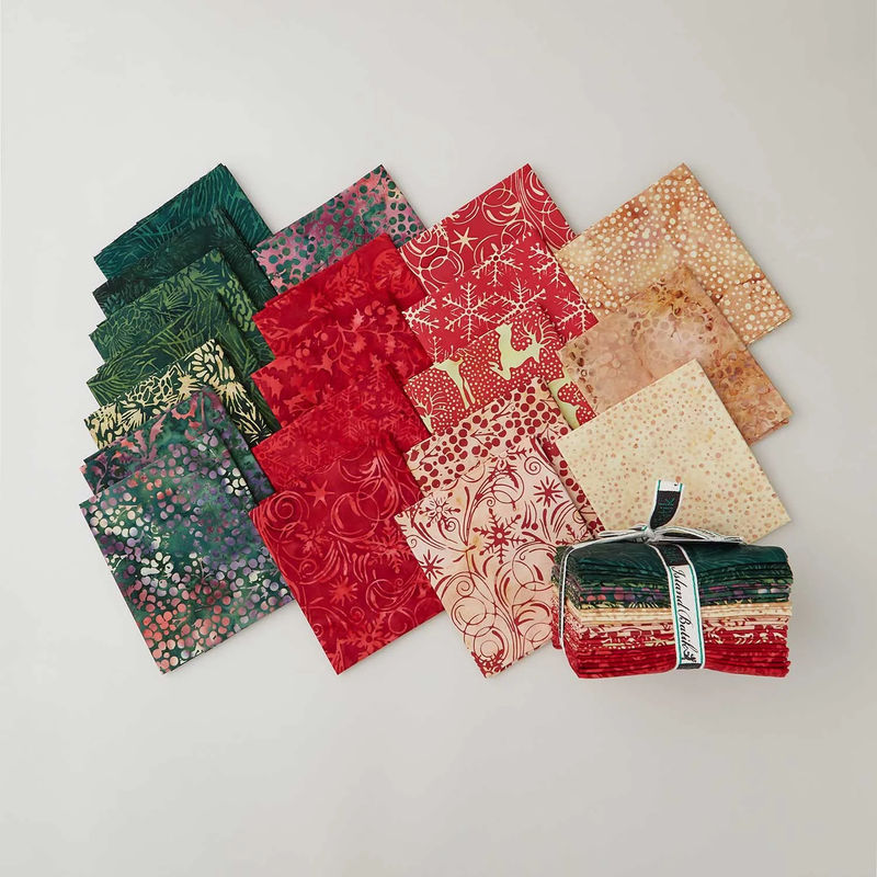 Winter Wonders Batiks Fat Quarter Bundle