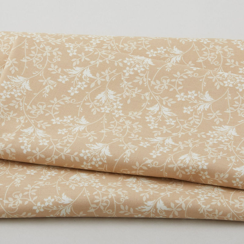 Yeoville - Floral Vines Tan 2 Yard Cut