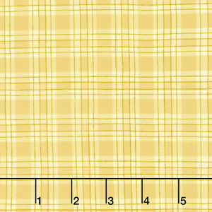 Zest For Life - Plaid Yellow Yardage