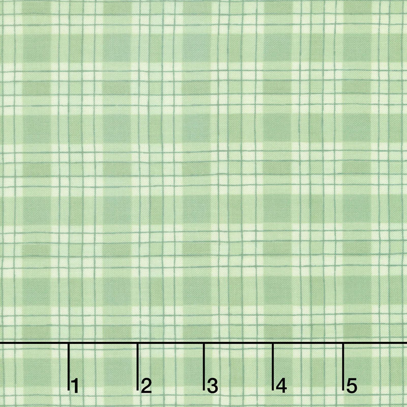 Zest For Life - Plaid Green Yardage