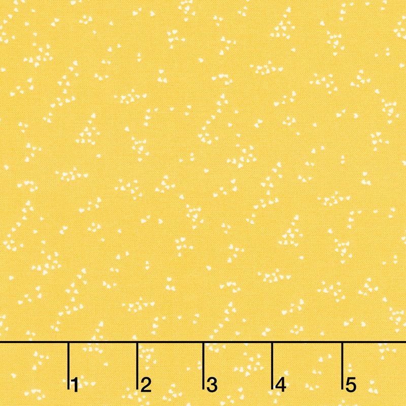 With A Flourish - Hearts Mustard Yardage