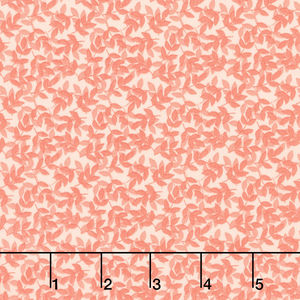 With A Flourish - Leaves Blush Yardage