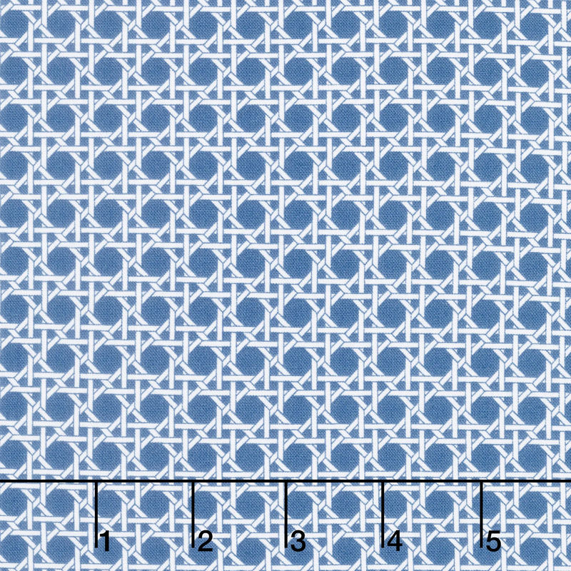 With A Flourish - Weave Denim Yardage