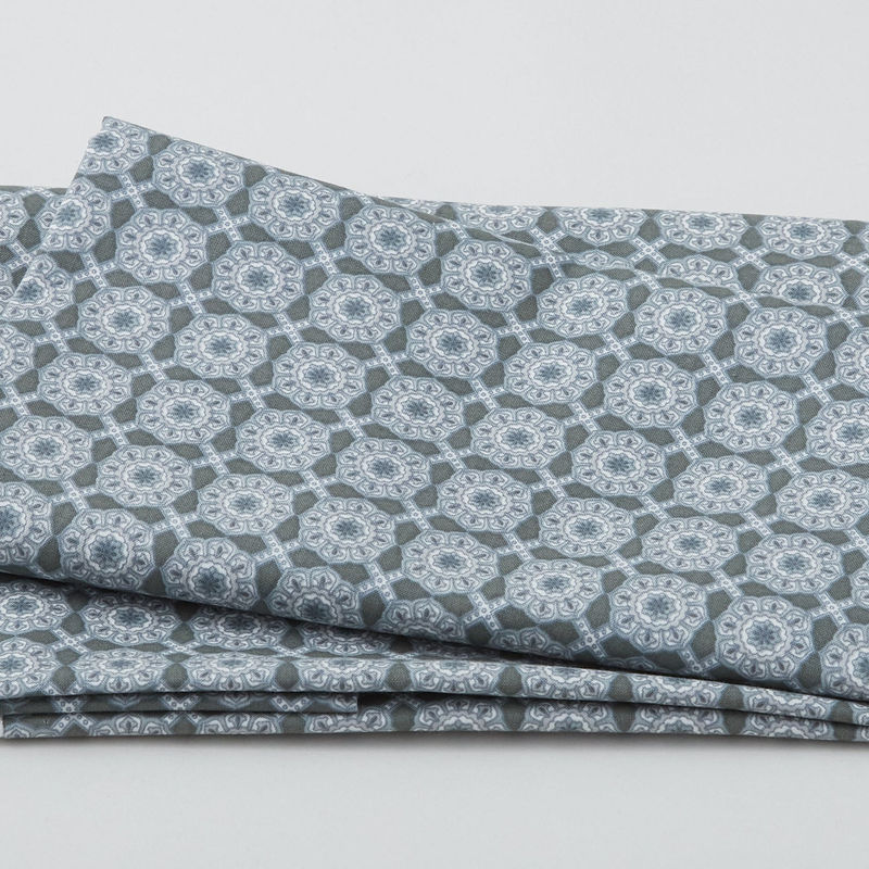 Zen Prints - Geo Ovals Grey 2 Yard Cut**DUPLICATE OF CUT3966**DO NOT USE**