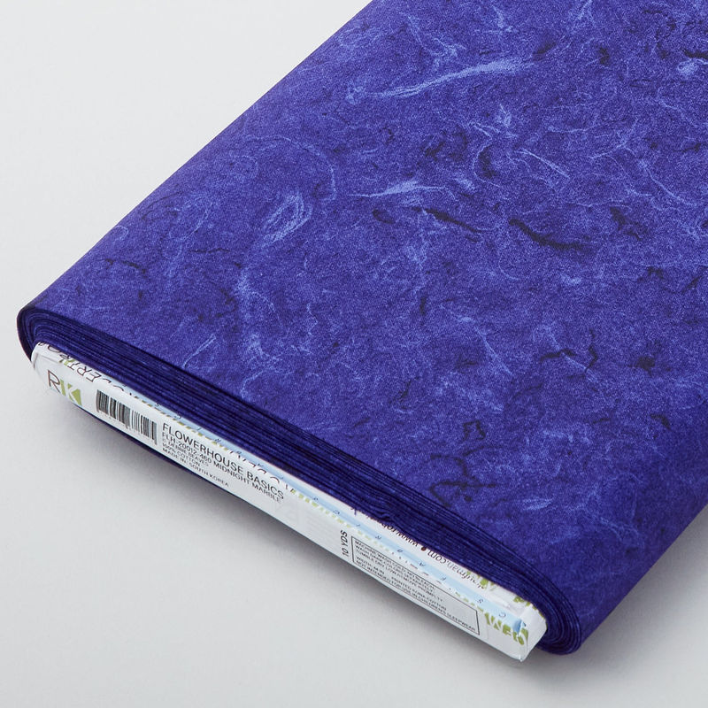 Flowerhouse Basics - Midnight Purple Marble 10 Yard Bolt