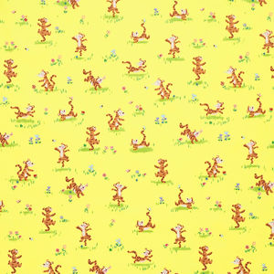 100 Aker Woods - Tigger Bounce Yellow Yardage