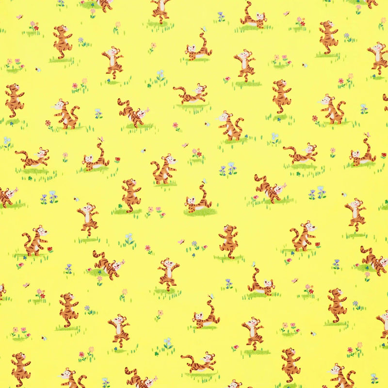 100 Aker Woods - Tigger Bounce Yellow Yardage