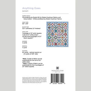 Anything Goes Quilt Pattern by Missouri Star