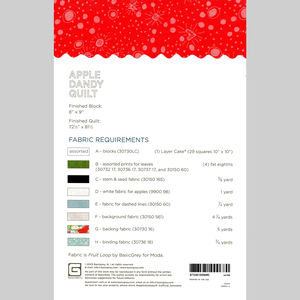 Apple Dandy Quilt Pattern