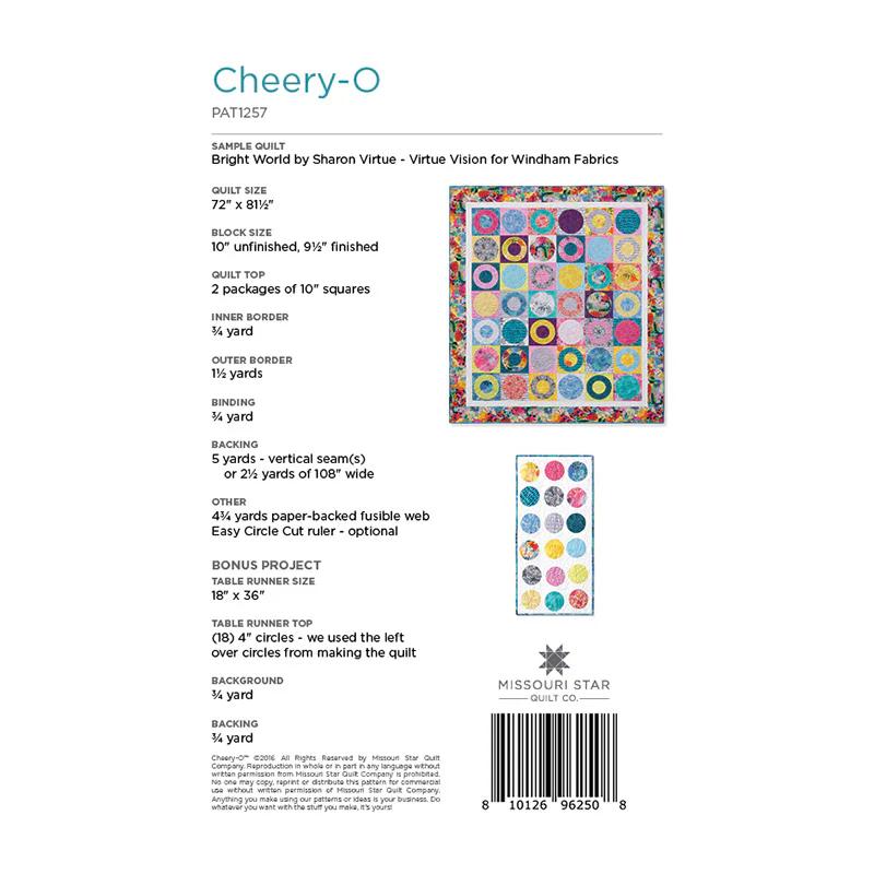Cheery-O Pattern by Missouri Star
