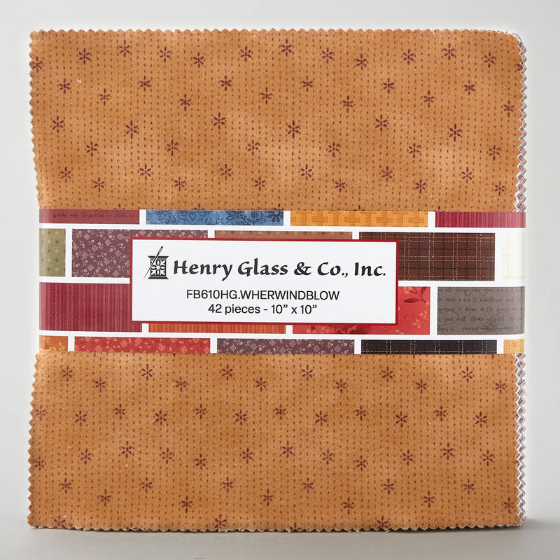 Where the Wind Blows Flannel 10" Squares