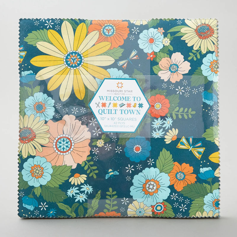 Welcome To Quilt Town 10" Squares