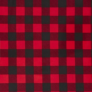 108" Quilt Back - Buffalo Plaid Red 108" Wide Backing