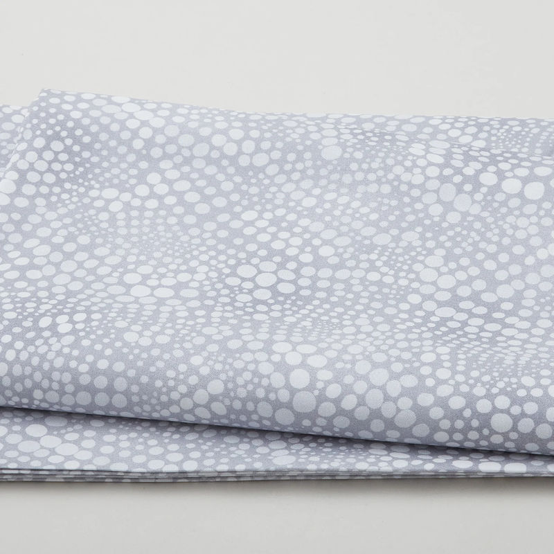 Dot To Dot - Gray 118" Wide 3 Yard Cut