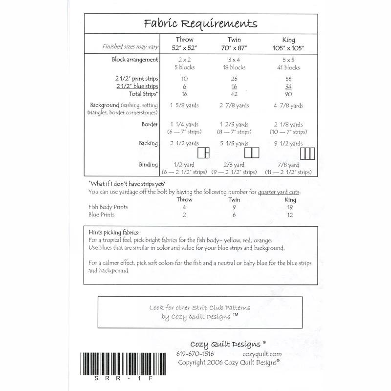 1 Fish, 2 Fish Pattern