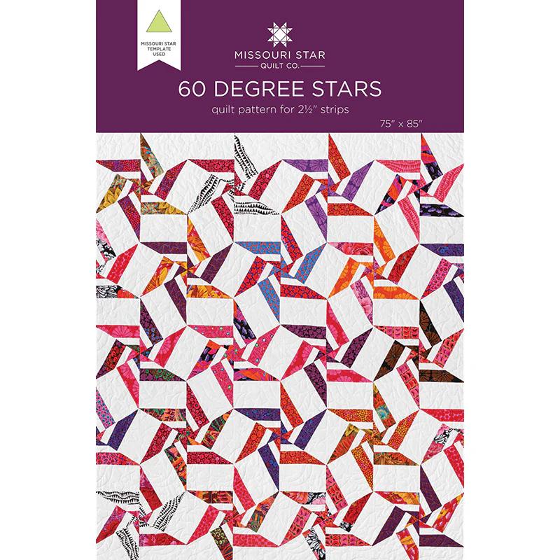 60 Degree Stars Quilt Pattern by Missouri Star