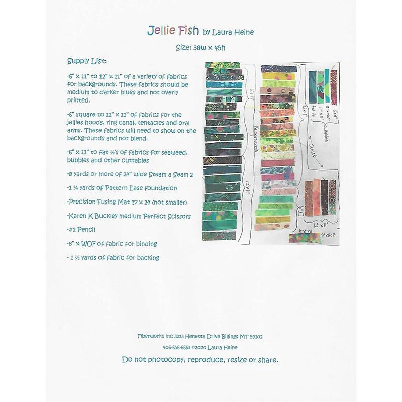 Jellie Fish Collage Pattern