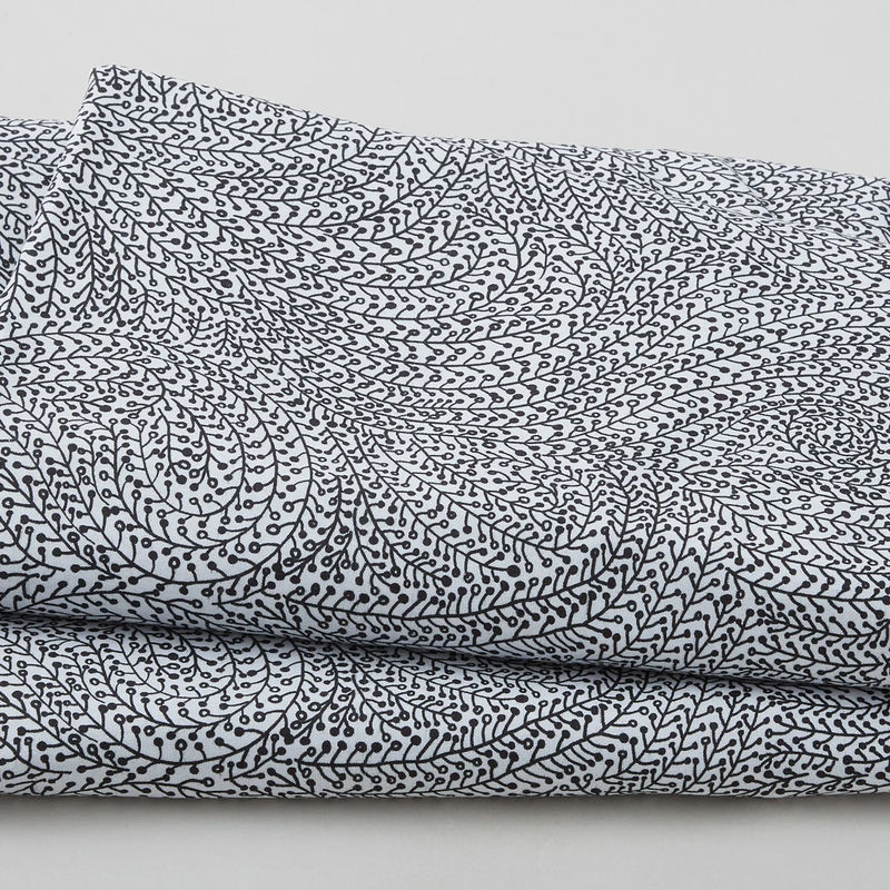 Vine Maze - Black 108" Wide 3 Yard Cut