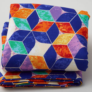 Tumbling Blocks - Primary 108" Wide 3 Yard Cut