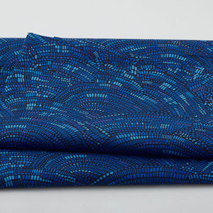 Mosaic - Small Tiles Blue 108" Wide 3 Yard Cut