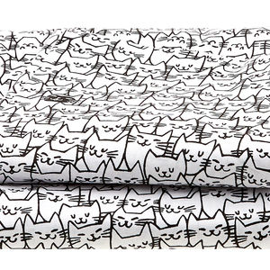 Packed Cats White - 108" Wide 3 Yard Cut