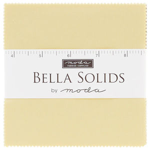 Bella Solids Baby Yellow Charm Pack