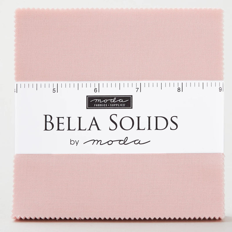 Bella Solids Sisters Pink Charm Pack