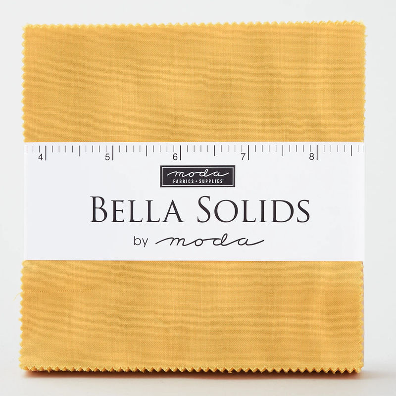 Bella Solids Yellow Charm Pack