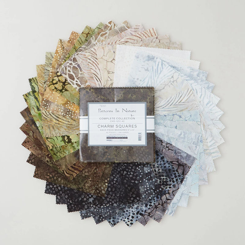 Artisan Batiks - Patterns in Nature Charm Pack