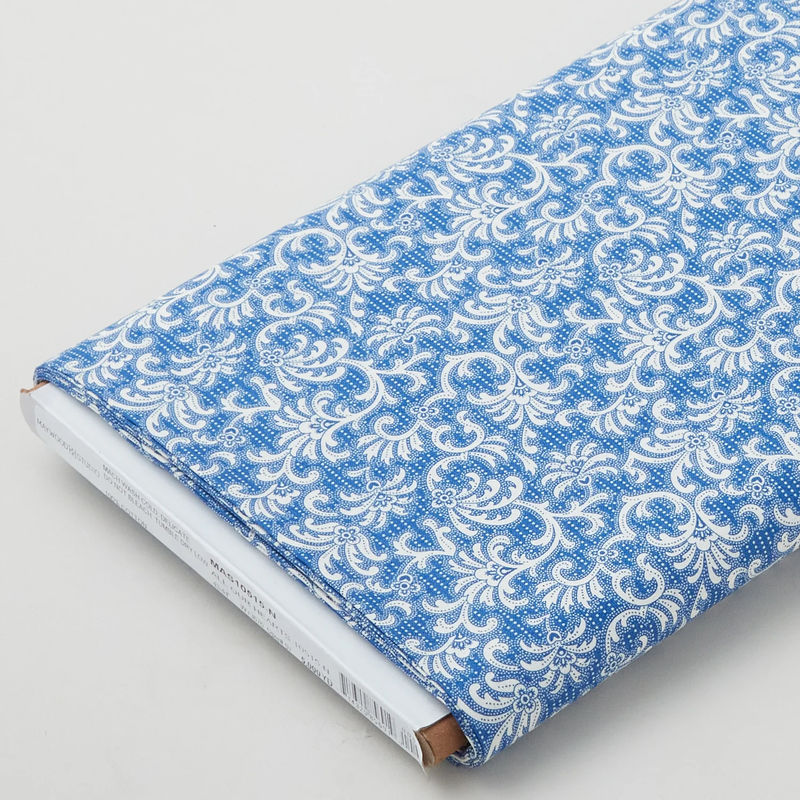 All Our Hearts - Scroll Navy 5 Yard Bolt