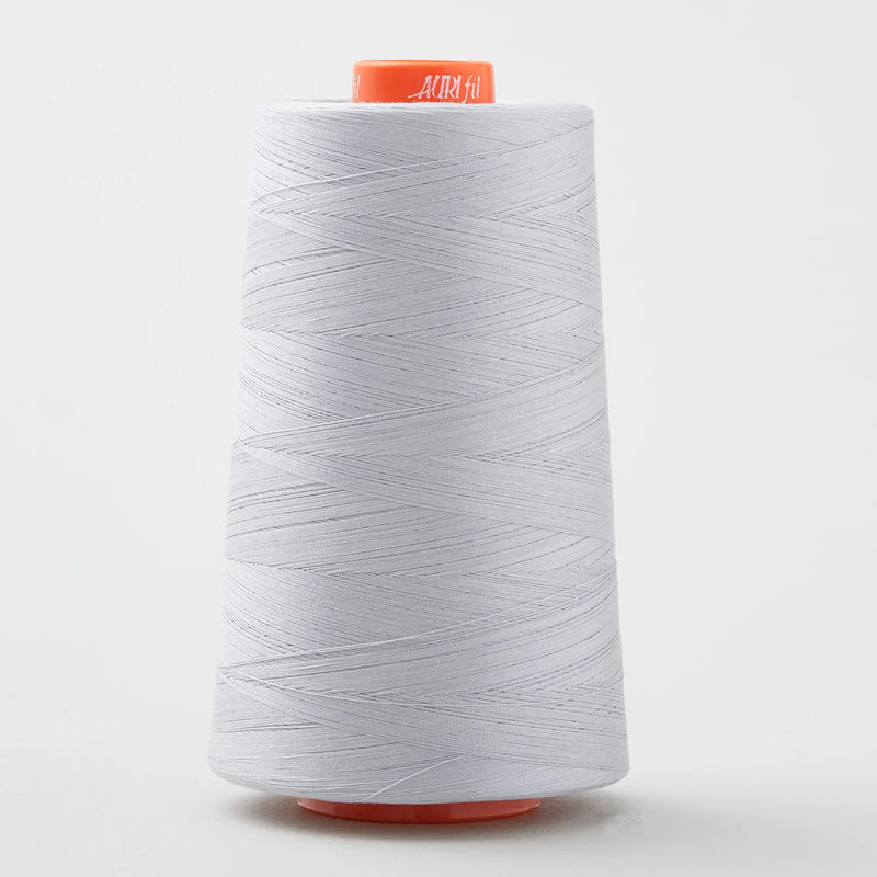 AURIfil 50 WT Cotton Mako Cone Thread Aluminium
