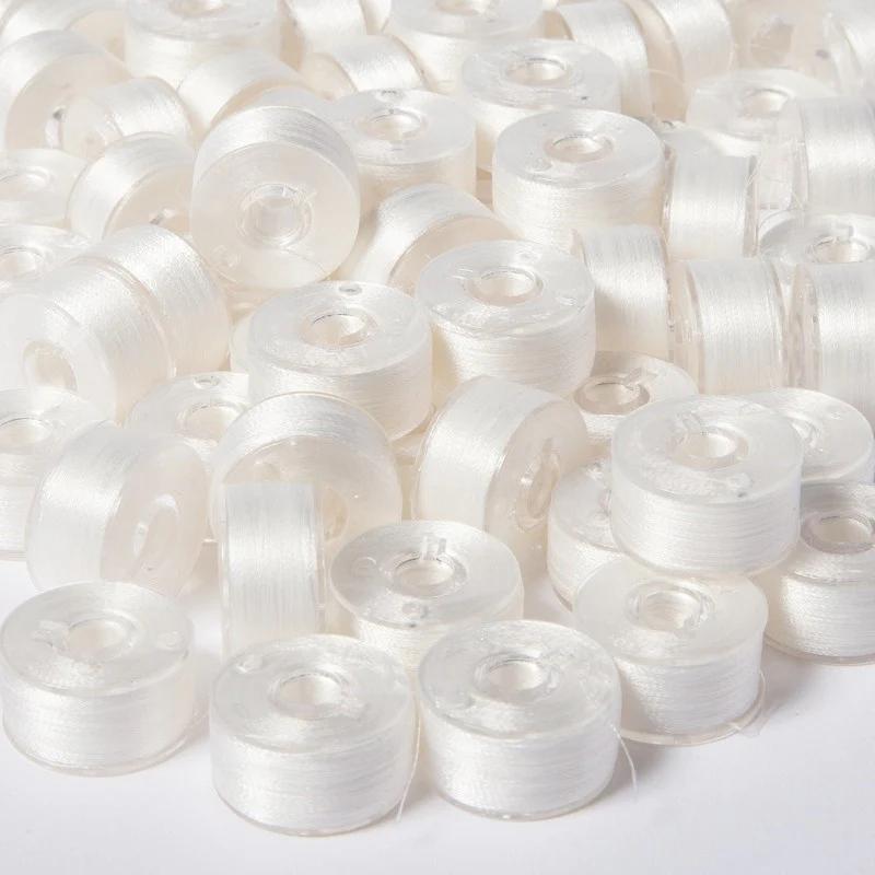 White Clear Glide Class 15 Bobbins