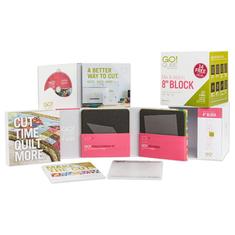 Accuquilt GO! Qube Mix & Match 8" Block