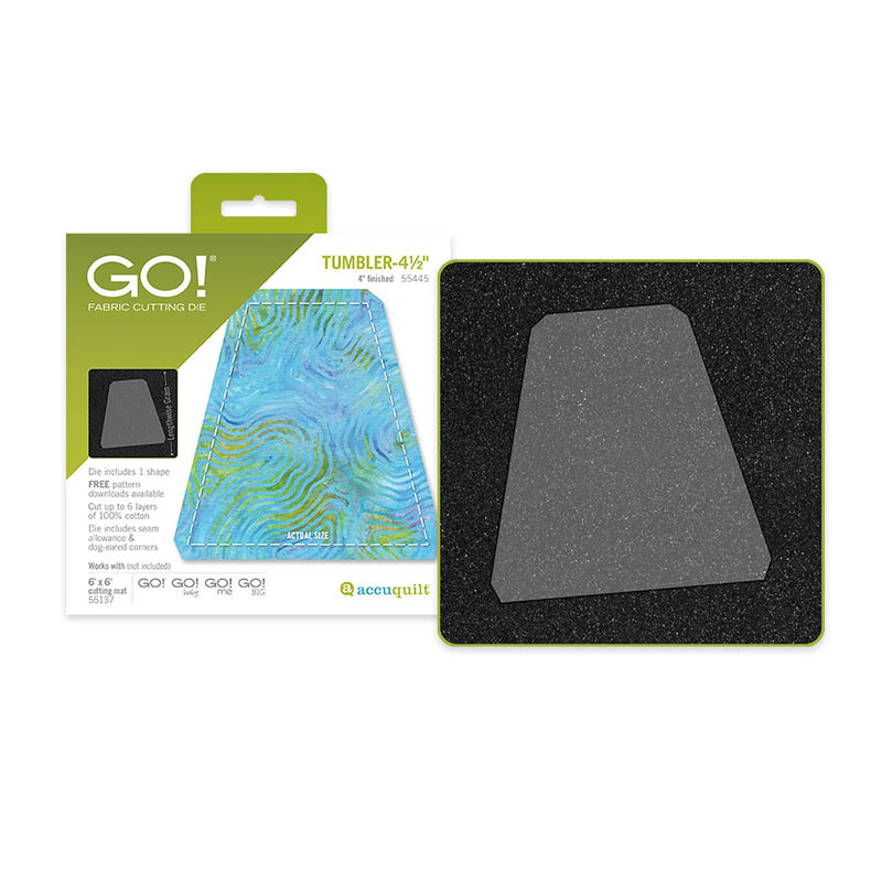 Accuquilt GO! Tumbler - 4-1/2" (4" Finished) Die