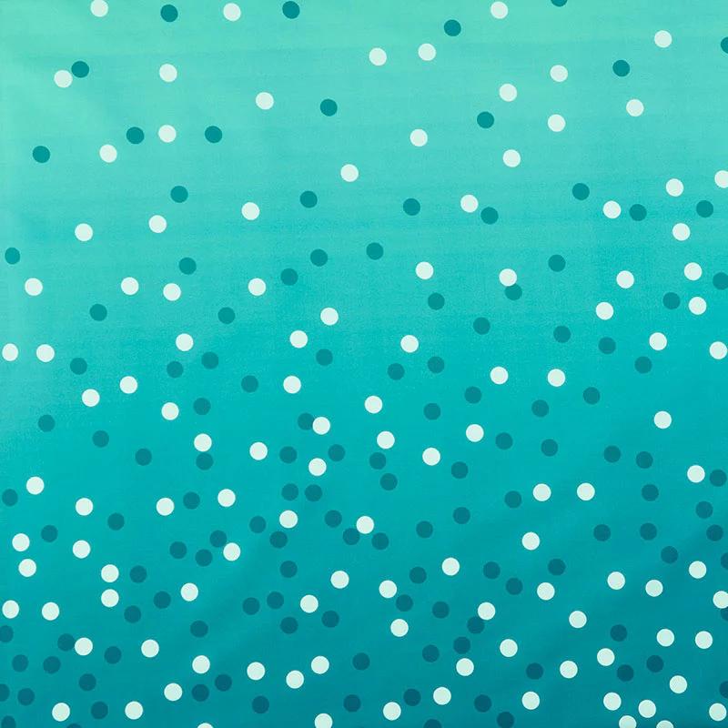 108" Ombre Confetti - Turquoise 108" Wide Backing