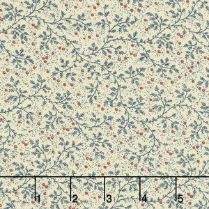 108" Quilt Back - Berry Vine Navy 108" Wide Backing