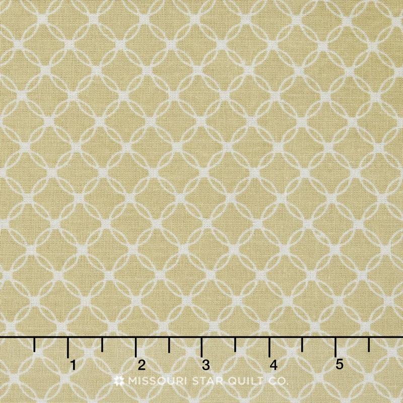 108" Quilt Back - Lattice Tan 108" Backing