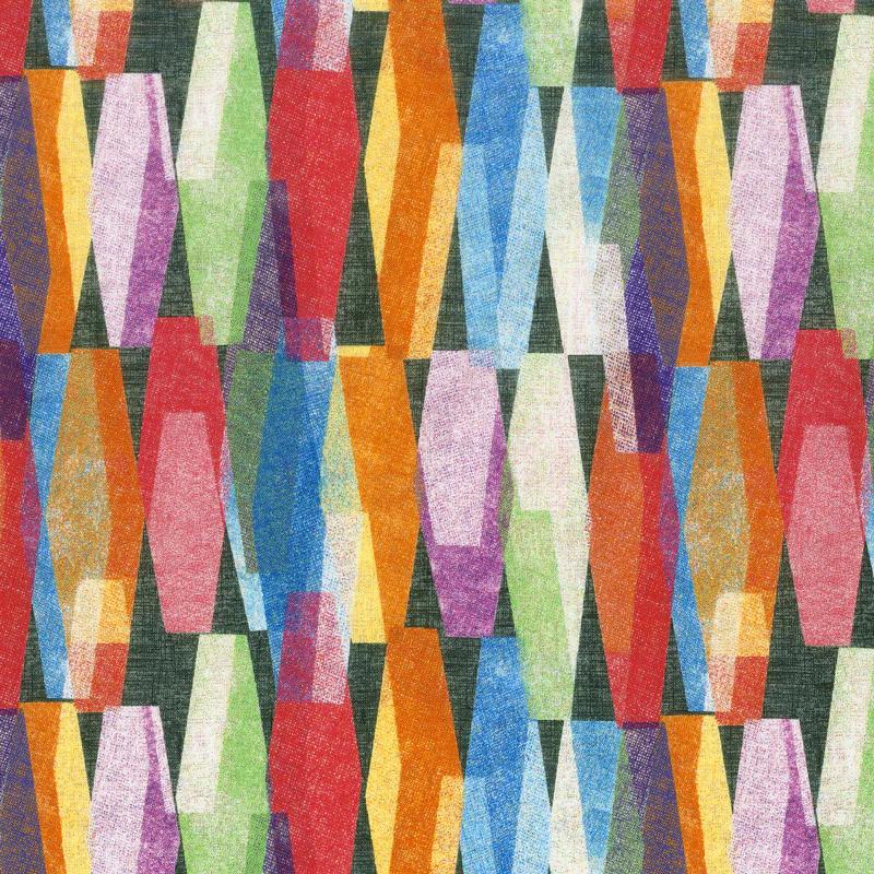 108" Quilt Back - Lava Lamp Black 108" Wide Backing