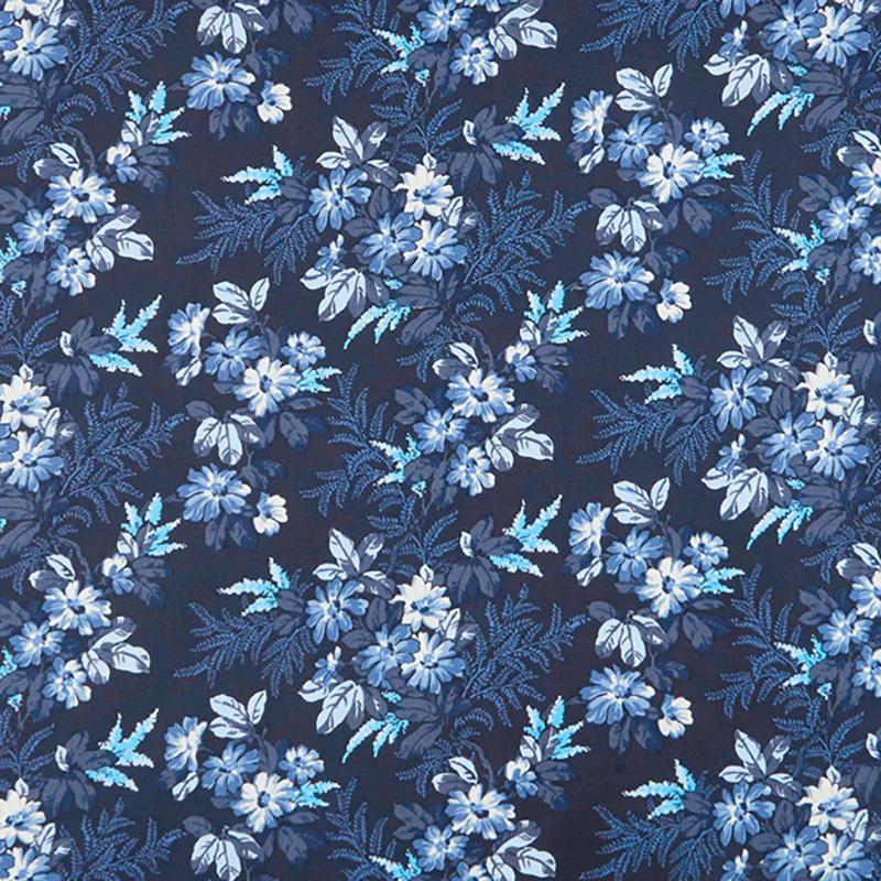 108" Quilt Back - Navy Blooming Branches 108" Wide Backing