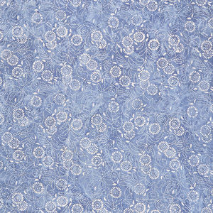 115" Wide Backing - Dusty Denim Medora Flora 115" Wide Backing