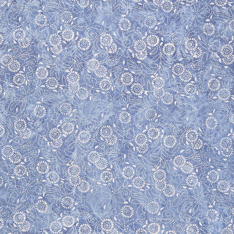 115" Wide Backing - Dusty Denim Medora Flora 115" Wide Backing