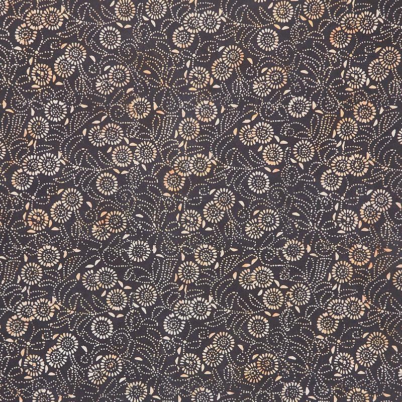 115" Wide Backing - Tuxedo Brass Medora Flora 115" Wide Backing