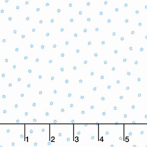 1930's Basics - Flowers Blue Yardage