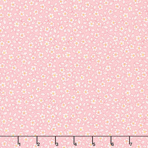 1930's Basics - Flowers Pink Yardage