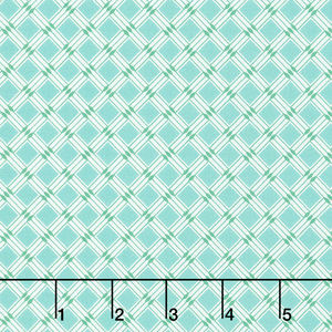 1930's Basics - Geometric Aloe Yardage