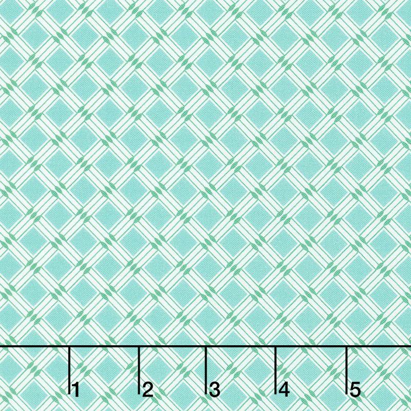 1930's Basics - Geometric Aloe Yardage